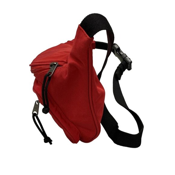 Auth BALENCIAGA Explorer Beltpack 482389 Red Black Nylon Bum Bag - Picture 2 of 16